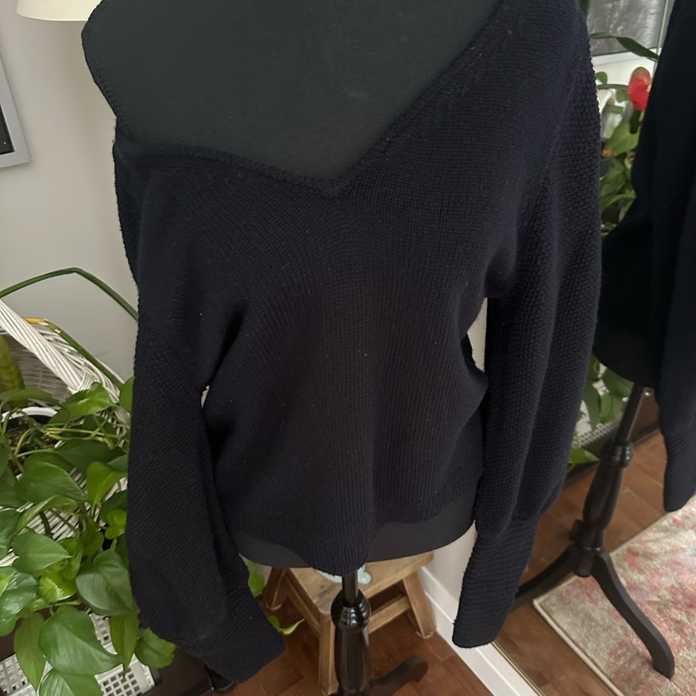 ba&sh Deep black V-Neck Sweater - Picture 5 of 12